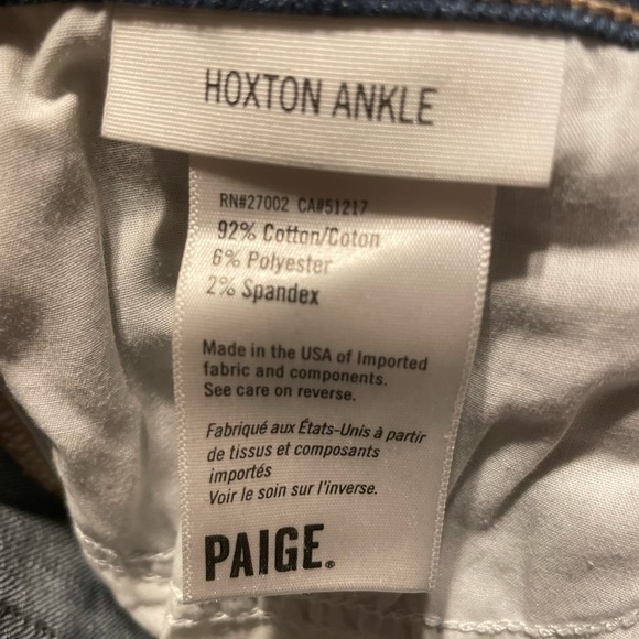 PAIGE Hoxton Ankle Skinny Jeans - Picture 5 of 5